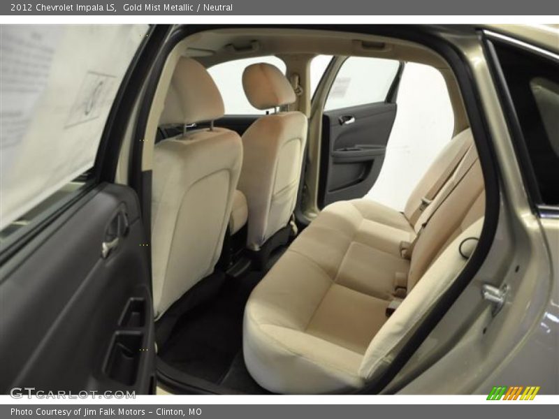 Gold Mist Metallic / Neutral 2012 Chevrolet Impala LS