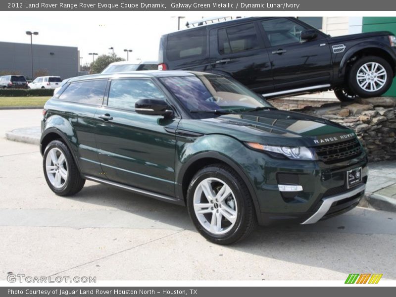Front 3/4 View of 2012 Range Rover Evoque Coupe Dynamic