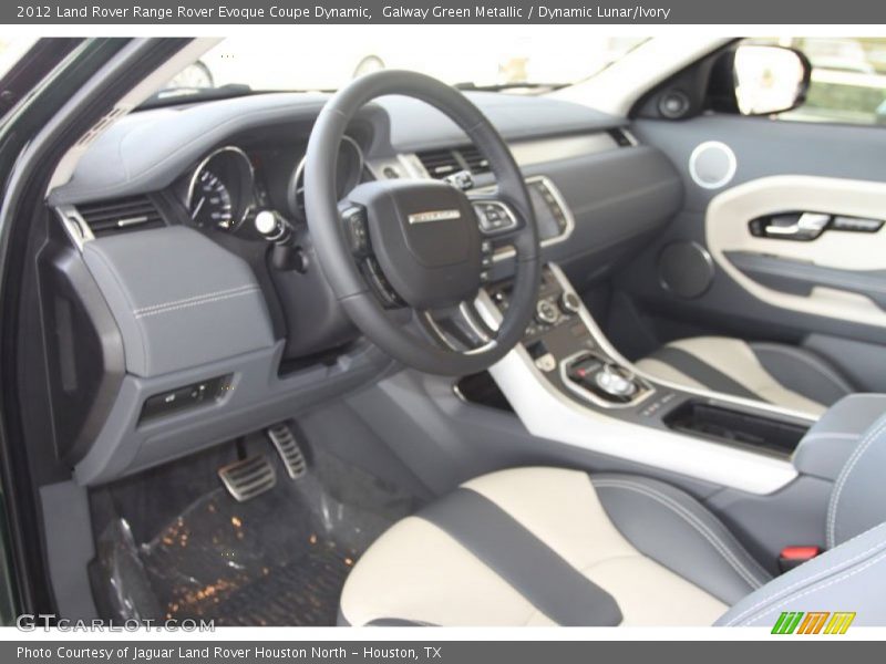 Galway Green Metallic / Dynamic Lunar/Ivory 2012 Land Rover Range Rover Evoque Coupe Dynamic