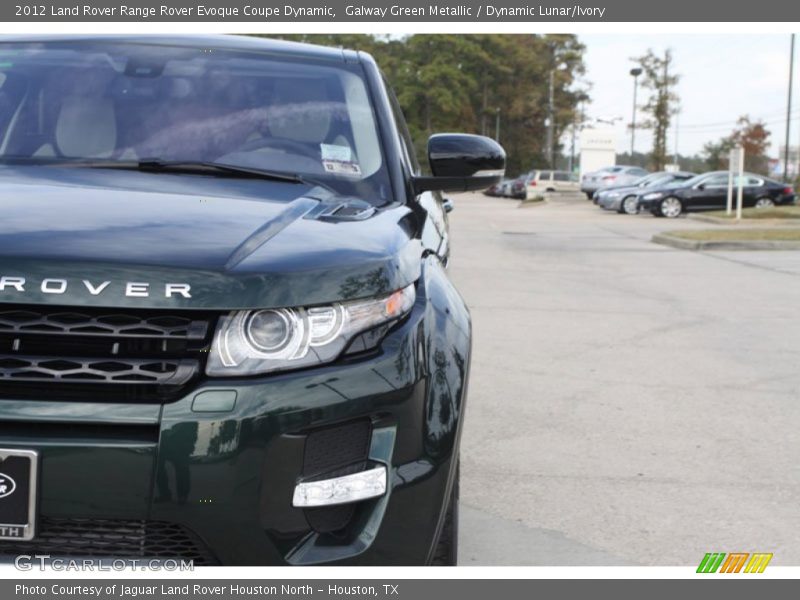 Galway Green Metallic / Dynamic Lunar/Ivory 2012 Land Rover Range Rover Evoque Coupe Dynamic