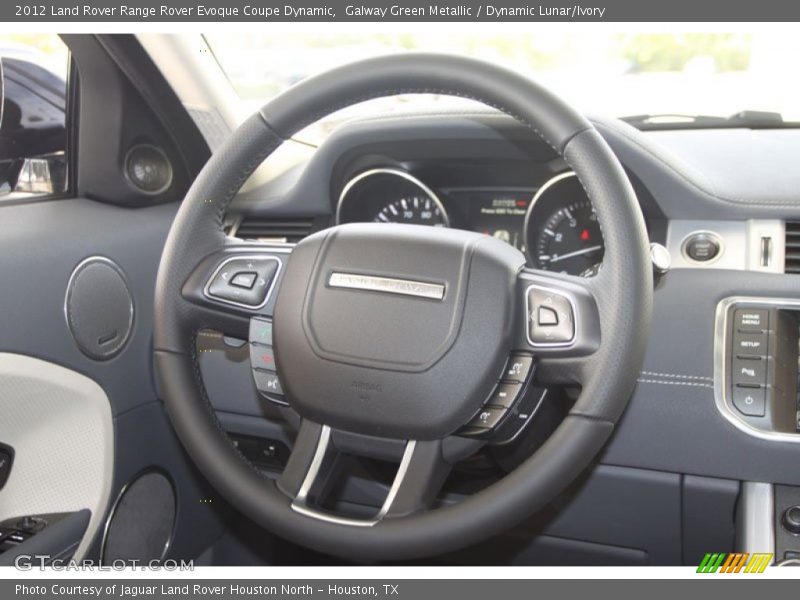 Galway Green Metallic / Dynamic Lunar/Ivory 2012 Land Rover Range Rover Evoque Coupe Dynamic
