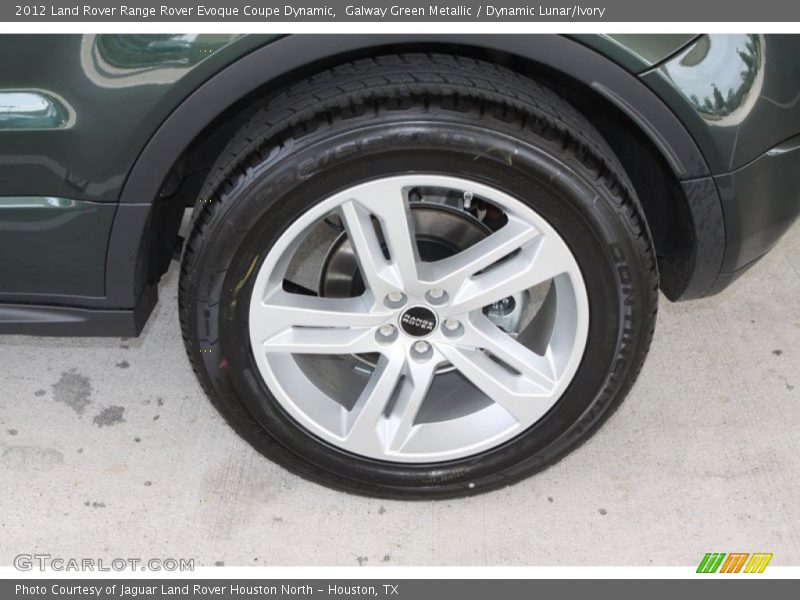 Galway Green Metallic / Dynamic Lunar/Ivory 2012 Land Rover Range Rover Evoque Coupe Dynamic