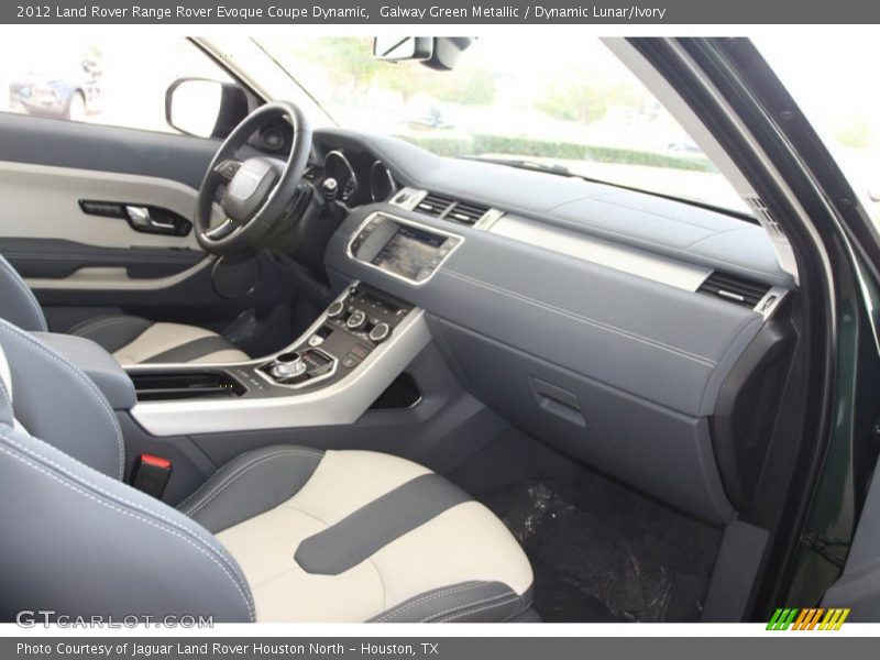 Galway Green Metallic / Dynamic Lunar/Ivory 2012 Land Rover Range Rover Evoque Coupe Dynamic