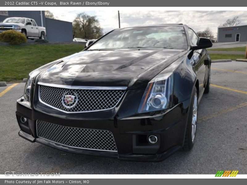 Black Raven / Ebony/Ebony 2012 Cadillac CTS -V Coupe