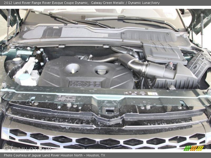 Galway Green Metallic / Dynamic Lunar/Ivory 2012 Land Rover Range Rover Evoque Coupe Dynamic