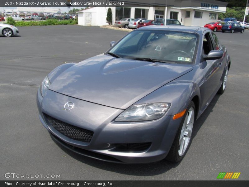 Galaxy Gray Mica / Black/Red 2007 Mazda RX-8 Grand Touring