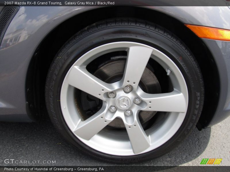 Galaxy Gray Mica / Black/Red 2007 Mazda RX-8 Grand Touring
