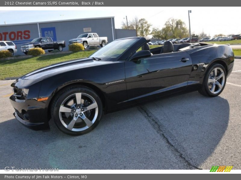 Black / Black 2012 Chevrolet Camaro SS/RS Convertible