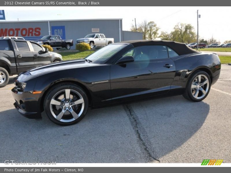 Black / Black 2012 Chevrolet Camaro SS/RS Convertible