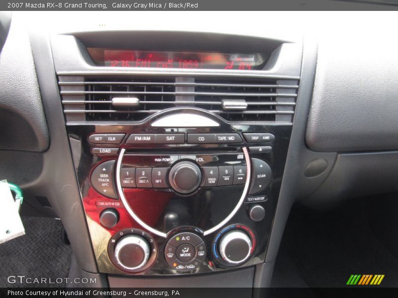 Galaxy Gray Mica / Black/Red 2007 Mazda RX-8 Grand Touring