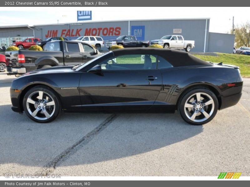 Black / Black 2012 Chevrolet Camaro SS/RS Convertible