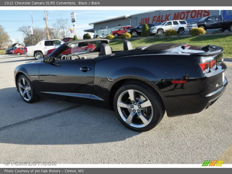 Black / Black 2012 Chevrolet Camaro SS/RS Convertible