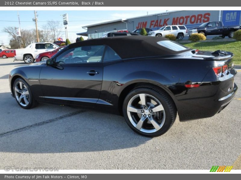 Black / Black 2012 Chevrolet Camaro SS/RS Convertible