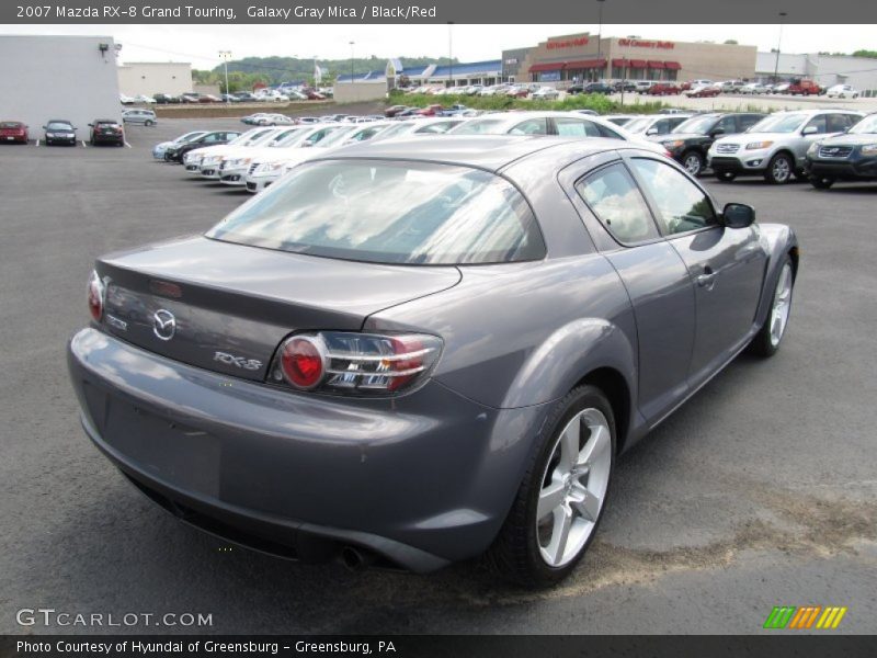 Galaxy Gray Mica / Black/Red 2007 Mazda RX-8 Grand Touring