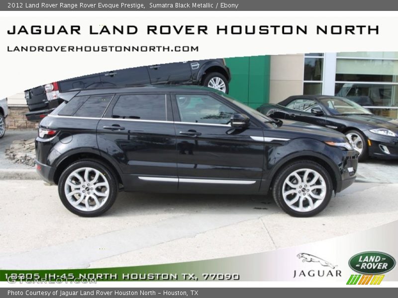 Sumatra Black Metallic / Ebony 2012 Land Rover Range Rover Evoque Prestige