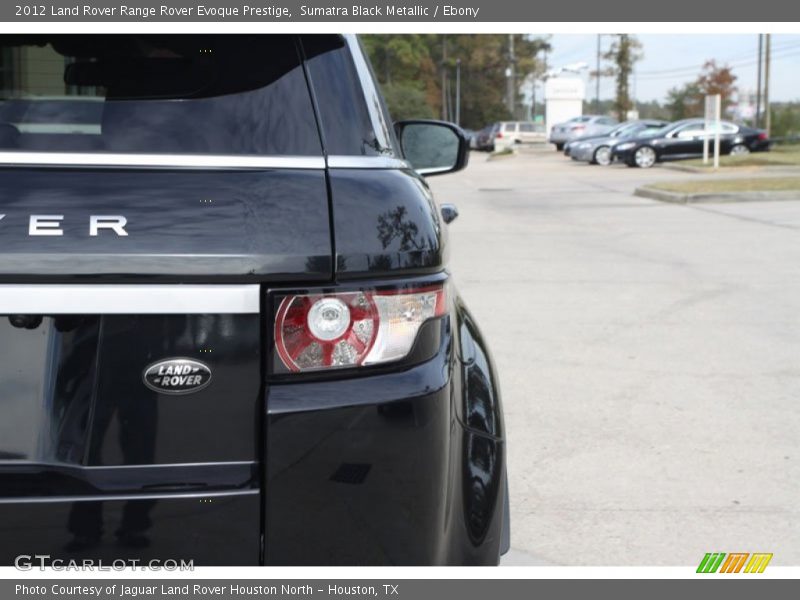 Sumatra Black Metallic / Ebony 2012 Land Rover Range Rover Evoque Prestige