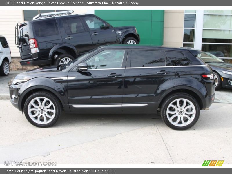  2012 Range Rover Evoque Prestige Sumatra Black Metallic