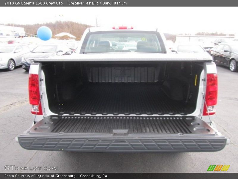 Pure Silver Metallic / Dark Titanium 2010 GMC Sierra 1500 Crew Cab