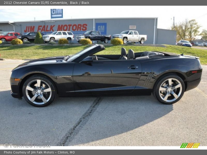 Black / Black 2012 Chevrolet Camaro SS/RS Convertible