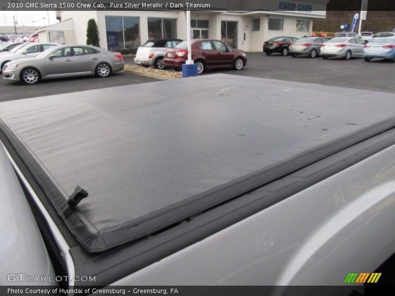 Pure Silver Metallic / Dark Titanium 2010 GMC Sierra 1500 Crew Cab