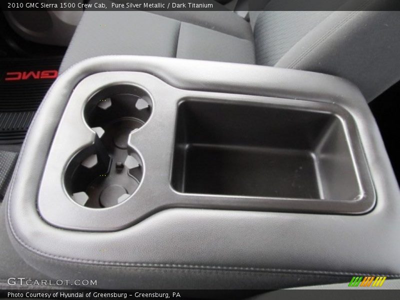 Pure Silver Metallic / Dark Titanium 2010 GMC Sierra 1500 Crew Cab
