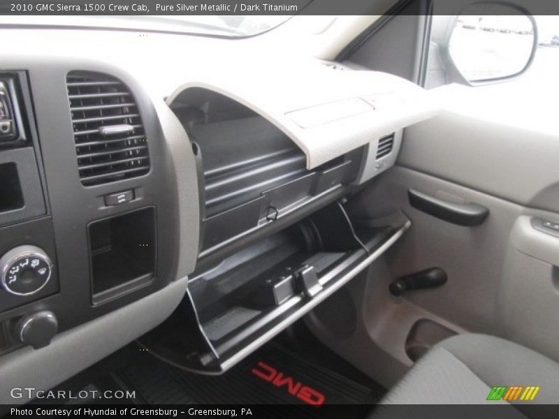 Pure Silver Metallic / Dark Titanium 2010 GMC Sierra 1500 Crew Cab