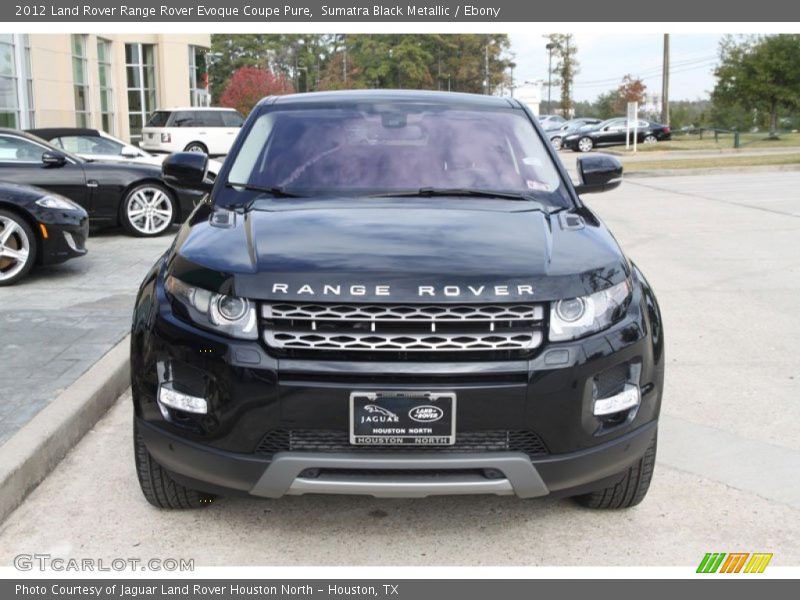 Sumatra Black Metallic / Ebony 2012 Land Rover Range Rover Evoque Coupe Pure