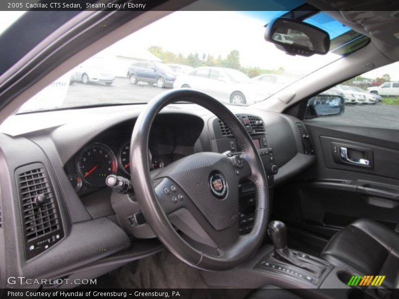 Stealth Gray / Ebony 2005 Cadillac CTS Sedan