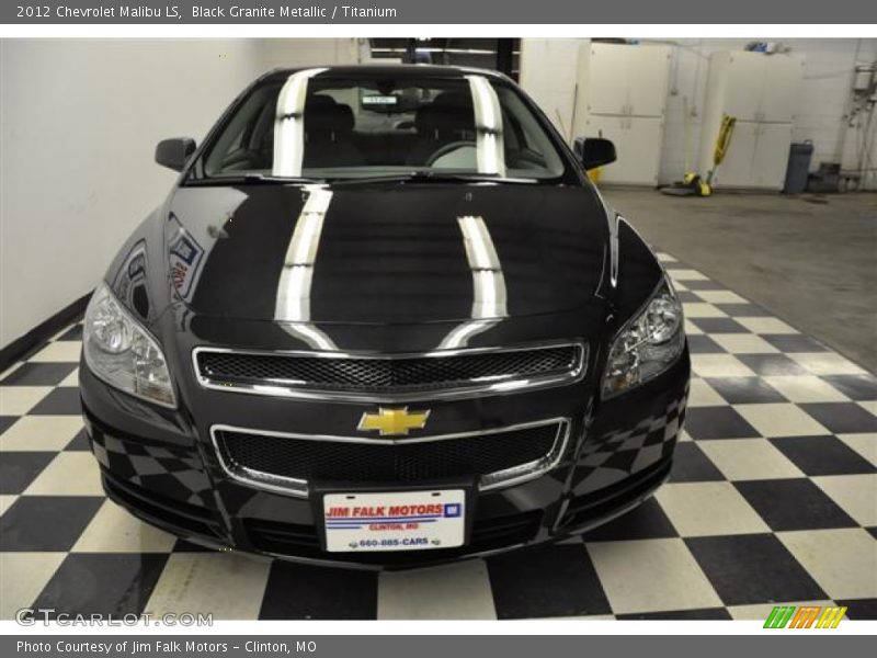 Black Granite Metallic / Titanium 2012 Chevrolet Malibu LS