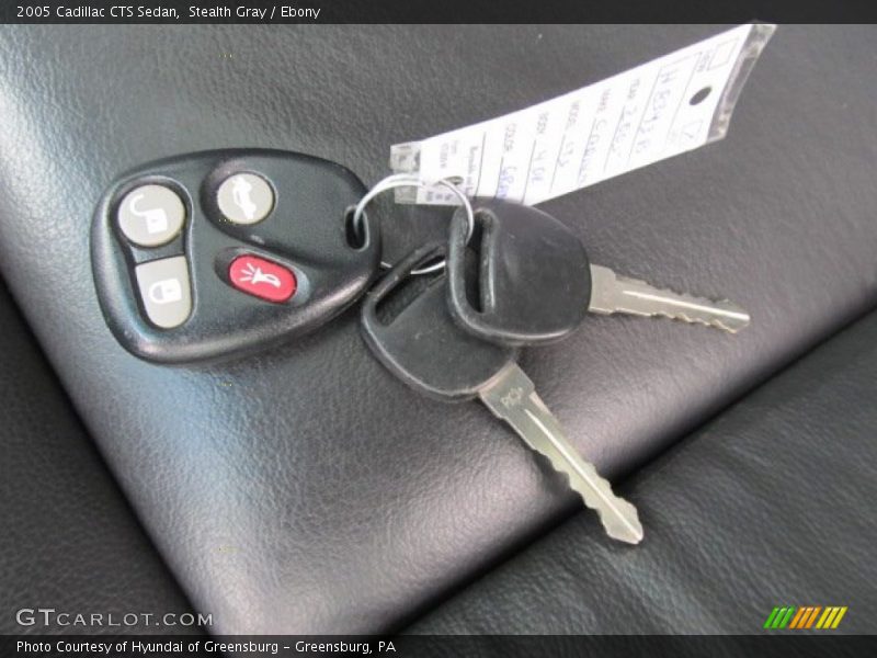Stealth Gray / Ebony 2005 Cadillac CTS Sedan