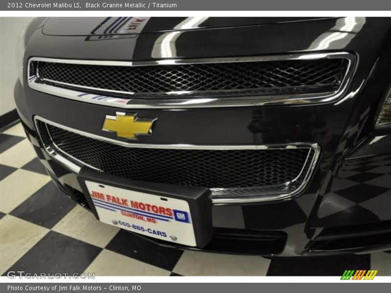 Black Granite Metallic / Titanium 2012 Chevrolet Malibu LS