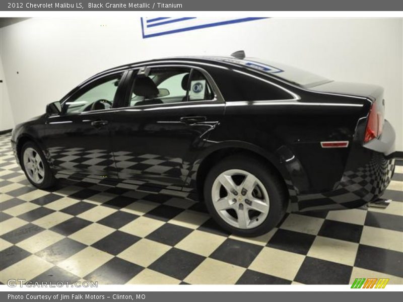 Black Granite Metallic / Titanium 2012 Chevrolet Malibu LS