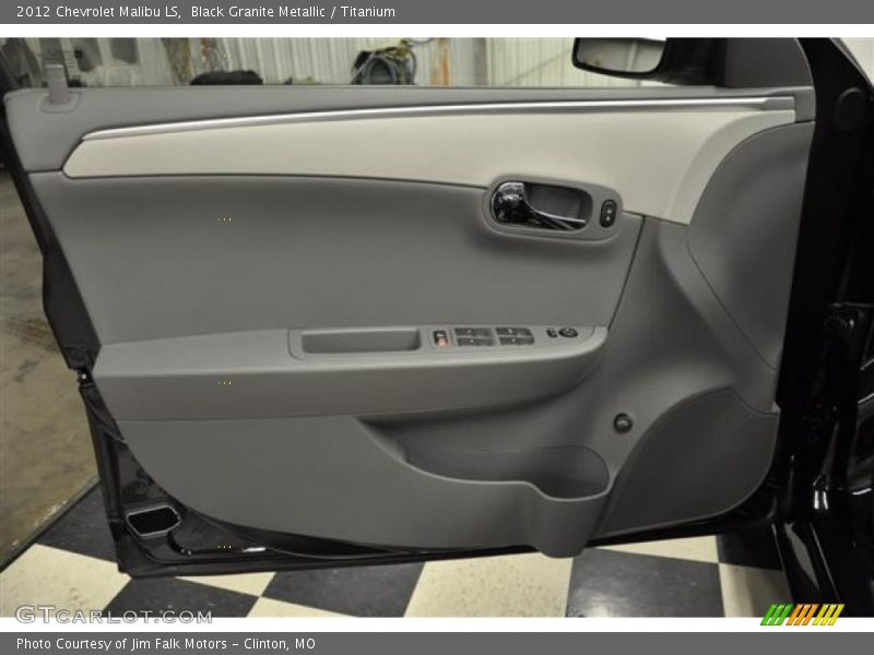 Black Granite Metallic / Titanium 2012 Chevrolet Malibu LS