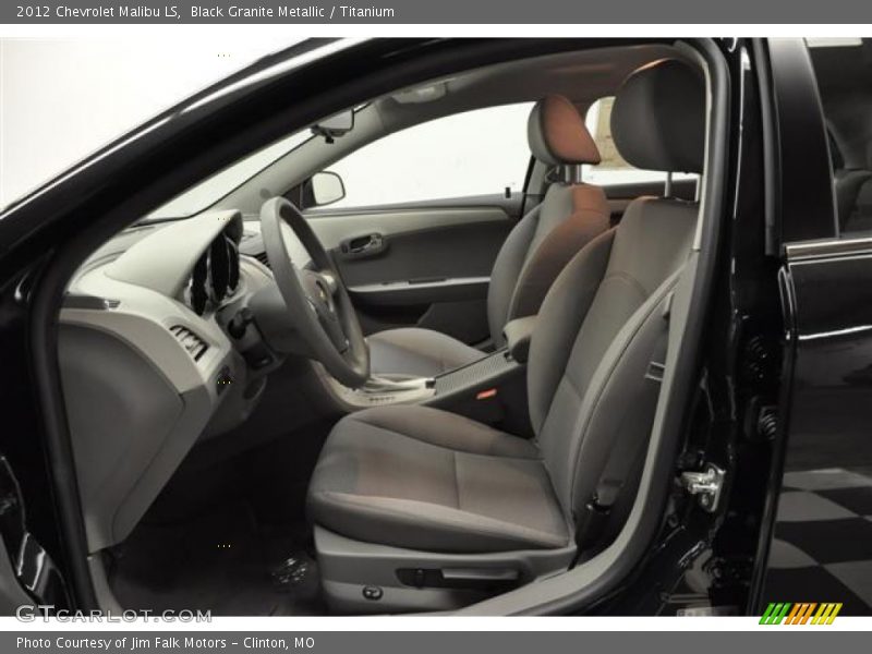 Black Granite Metallic / Titanium 2012 Chevrolet Malibu LS