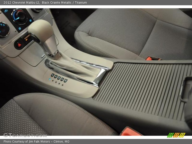 Black Granite Metallic / Titanium 2012 Chevrolet Malibu LS