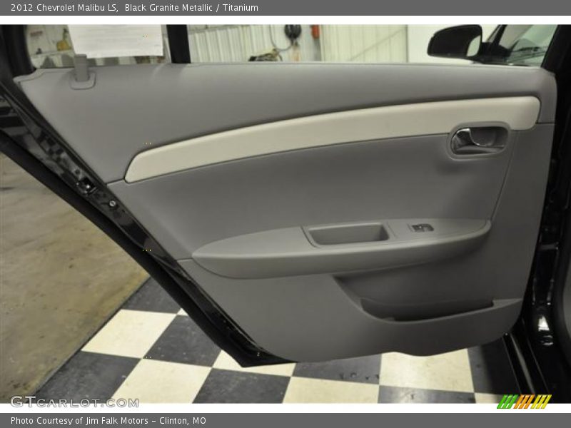 Black Granite Metallic / Titanium 2012 Chevrolet Malibu LS