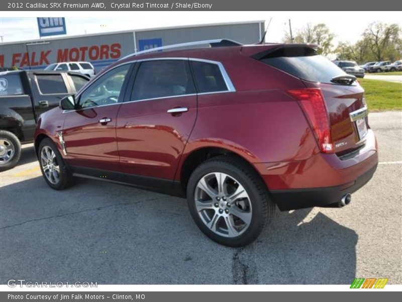 Crystal Red Tintcoat / Shale/Ebony 2012 Cadillac SRX Premium AWD