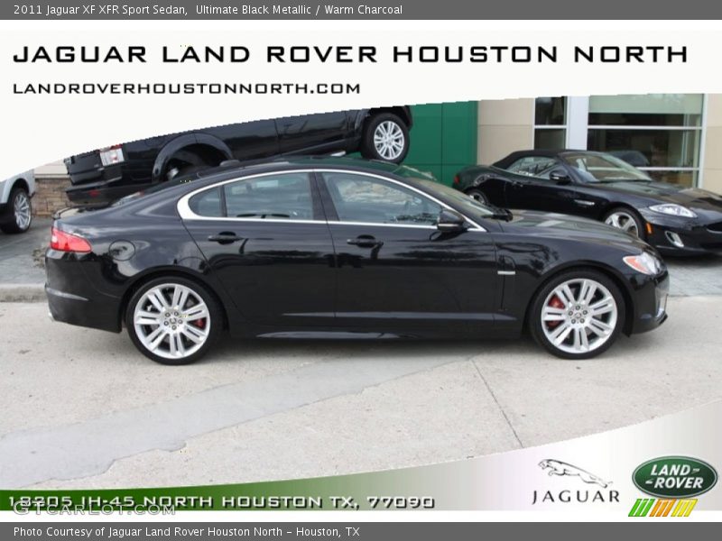 Ultimate Black Metallic / Warm Charcoal 2011 Jaguar XF XFR Sport Sedan
