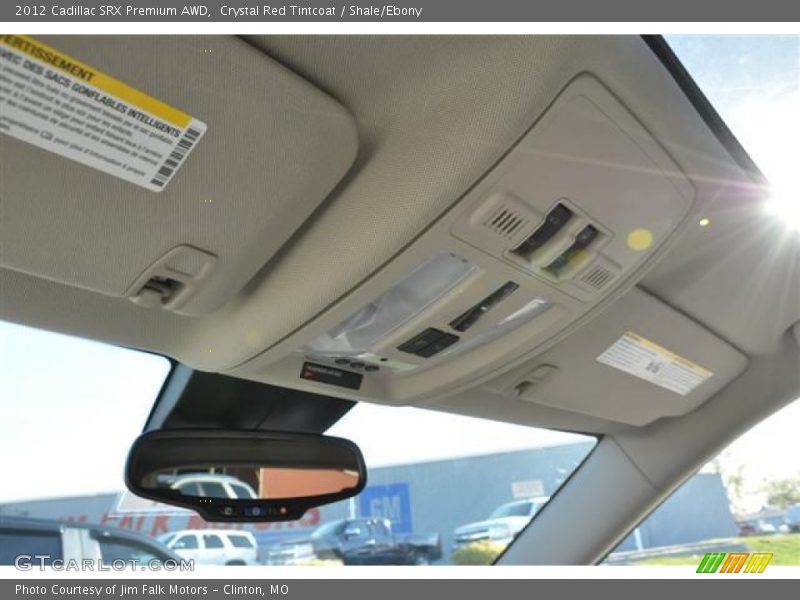 Crystal Red Tintcoat / Shale/Ebony 2012 Cadillac SRX Premium AWD