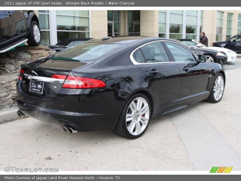 Ultimate Black Metallic / Warm Charcoal 2011 Jaguar XF XFR Sport Sedan