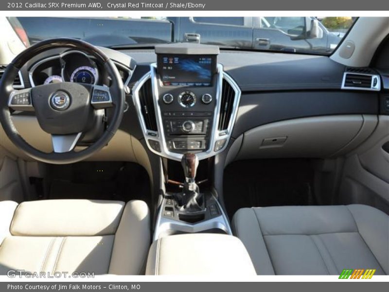 Crystal Red Tintcoat / Shale/Ebony 2012 Cadillac SRX Premium AWD