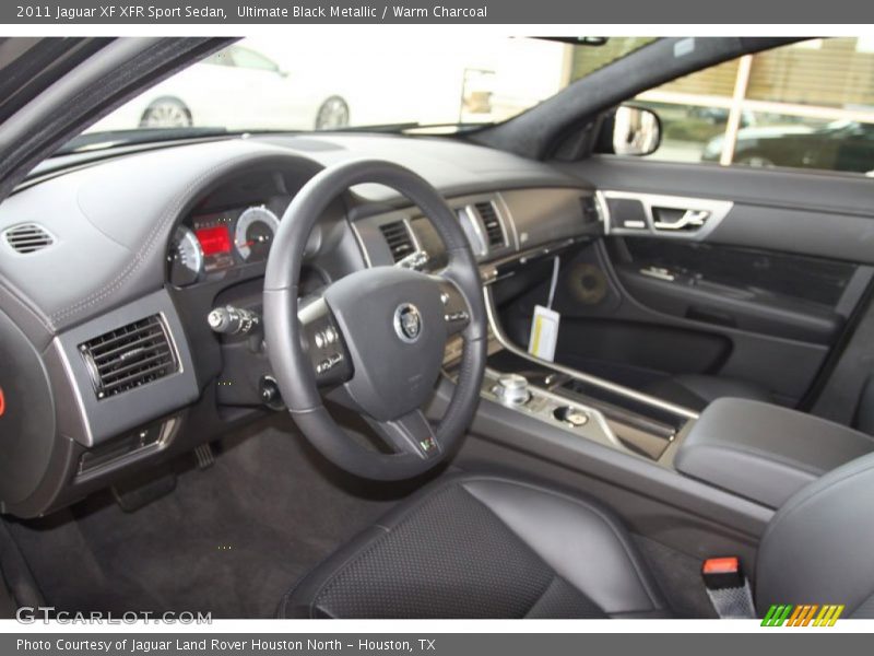 Ultimate Black Metallic / Warm Charcoal 2011 Jaguar XF XFR Sport Sedan