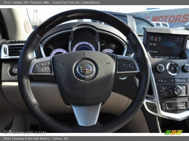 Crystal Red Tintcoat / Shale/Ebony 2012 Cadillac SRX Premium AWD