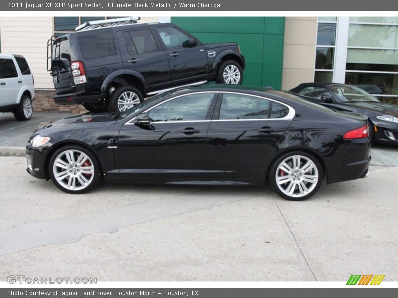 Ultimate Black Metallic / Warm Charcoal 2011 Jaguar XF XFR Sport Sedan