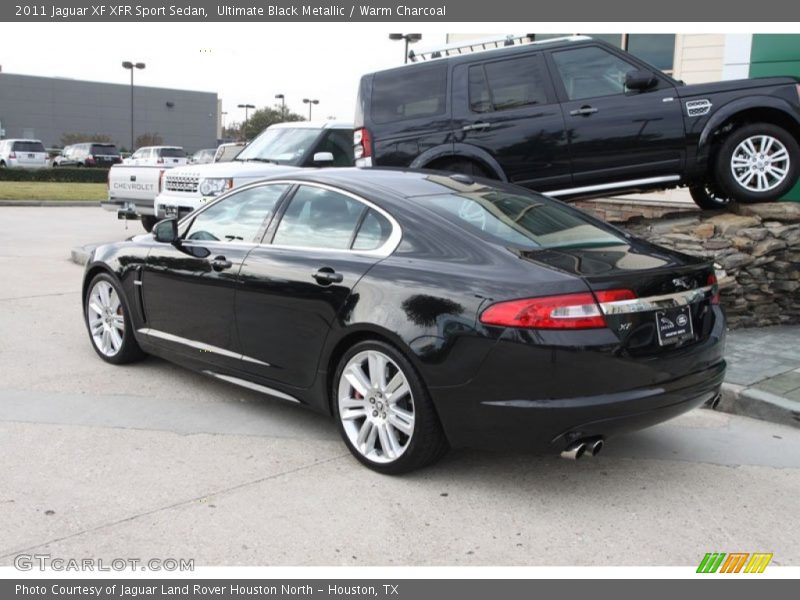 Ultimate Black Metallic / Warm Charcoal 2011 Jaguar XF XFR Sport Sedan