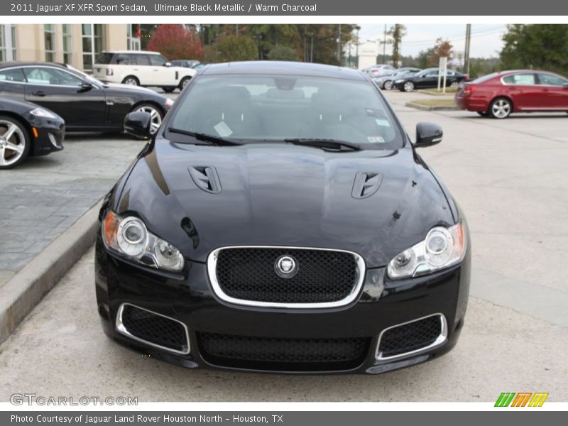 Ultimate Black Metallic / Warm Charcoal 2011 Jaguar XF XFR Sport Sedan