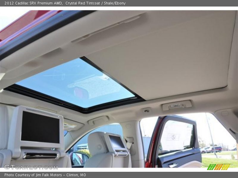 Crystal Red Tintcoat / Shale/Ebony 2012 Cadillac SRX Premium AWD