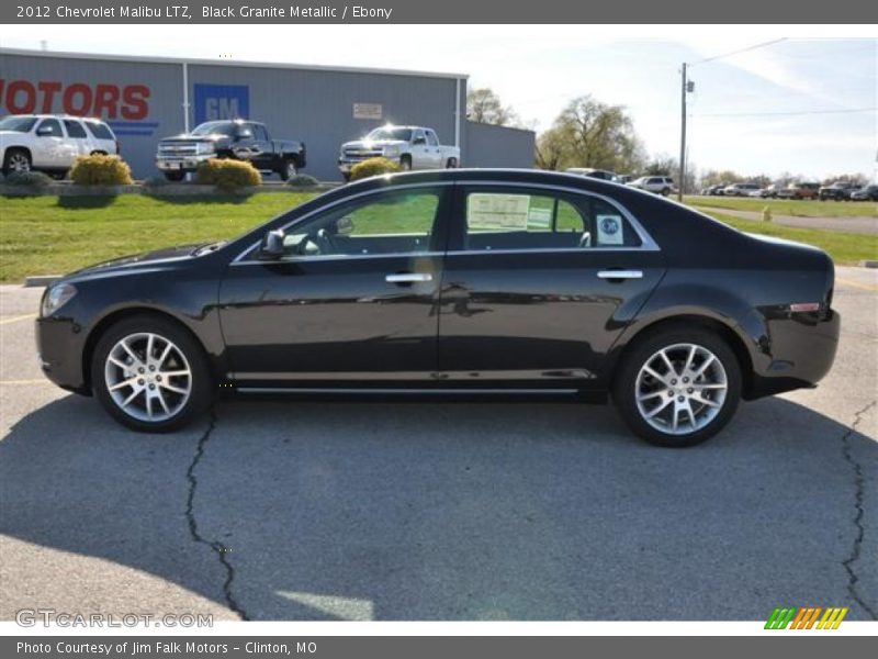 Black Granite Metallic / Ebony 2012 Chevrolet Malibu LTZ