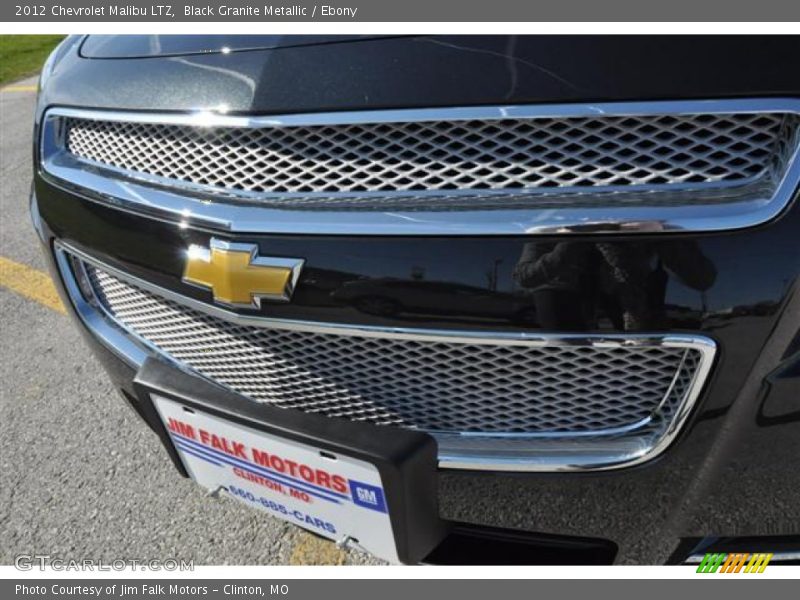Black Granite Metallic / Ebony 2012 Chevrolet Malibu LTZ