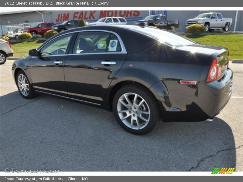 Black Granite Metallic / Ebony 2012 Chevrolet Malibu LTZ